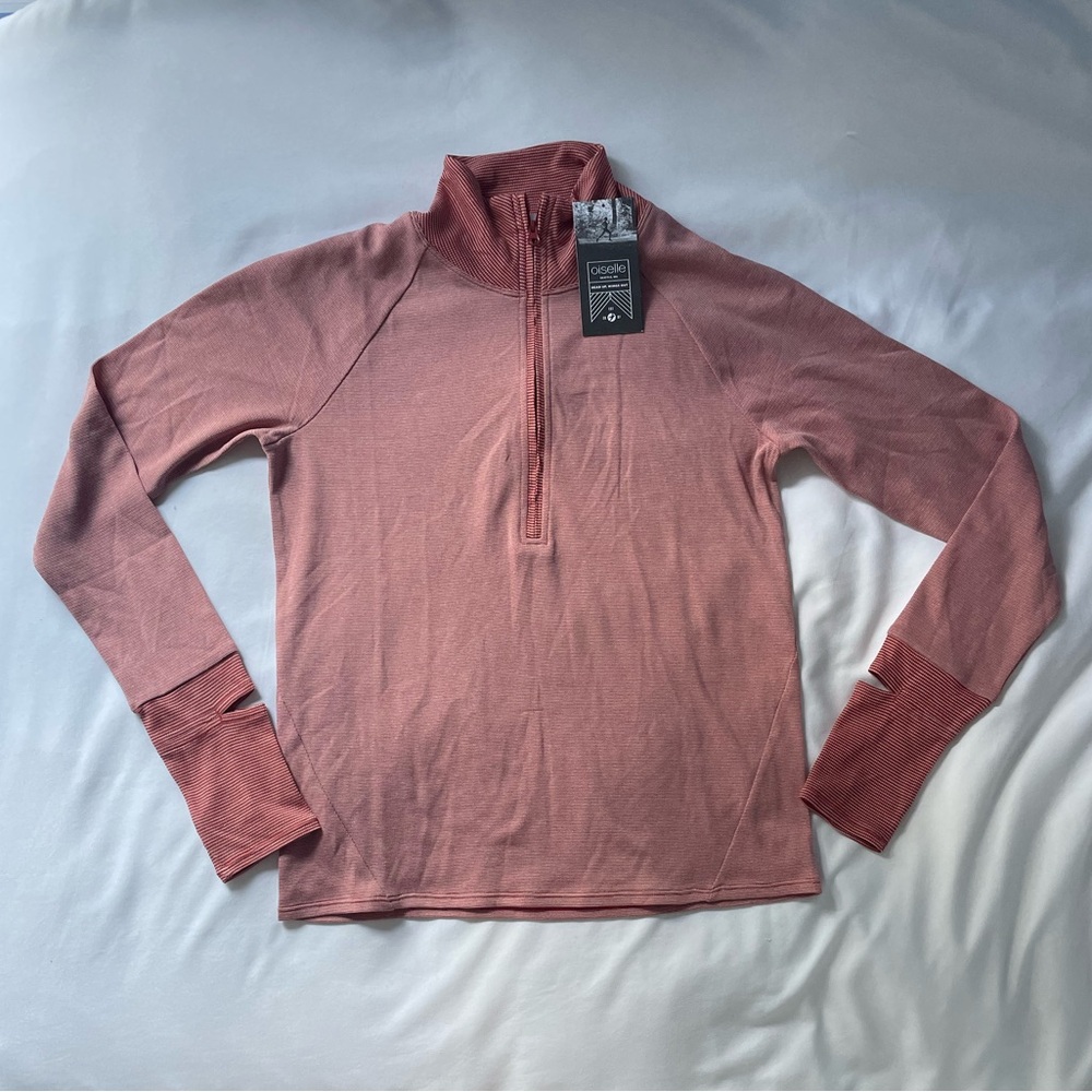 Oiselle flyout wool half zip